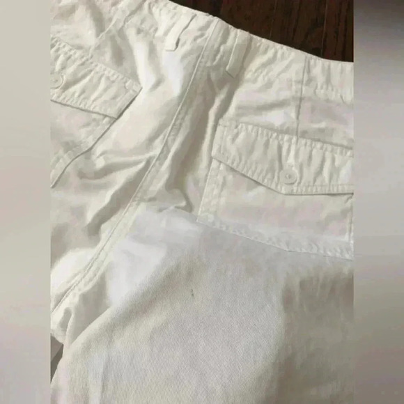 Jones New York Signature Women’s 12 White 100% Cotton Deep Pocket Shorts - Picture 9 of 11